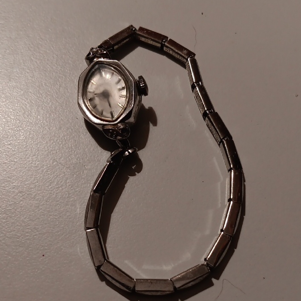 Elegant Silver Women's Watch Windup